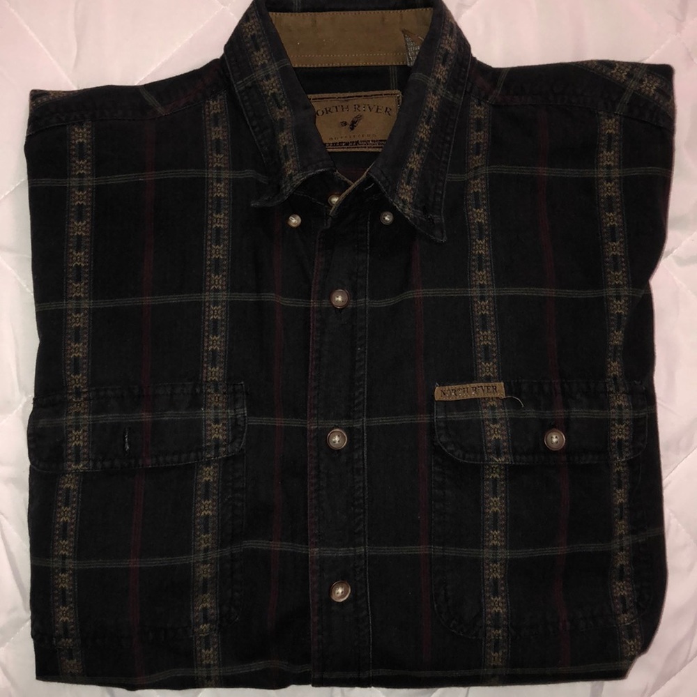 North River Black Flannel